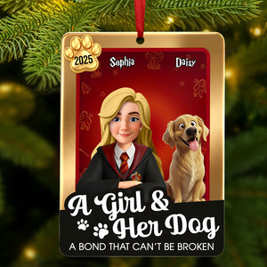 Dog And Cat Lover Ornament - Personalized Gift For Pet Lover Christmas Ornament 03TOTI051125