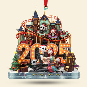 Family 2025 Ornament - Personalized Gift For Family Christmas Ornament 02PATI131125