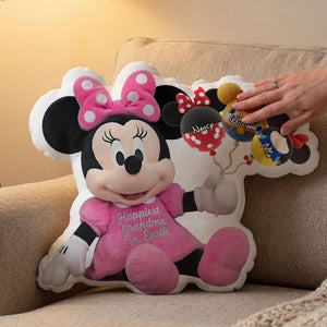 Happiest Grandma On Earth Custom Shaped Pillow - Personalized Gifts For Grandma 01ohti140326