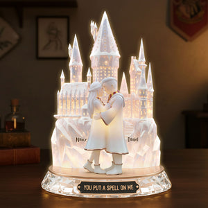 Romantic Snow Castle Light Box Personalized Gifts For Couple 01OHTI031225