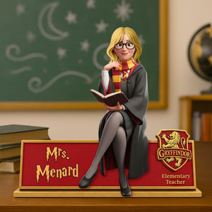 Magic Teacher Plaque - Personalized Gifts For Teachers 02nati030725