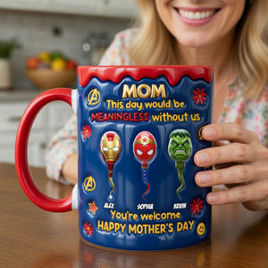 Power Mom Accent Mug - Personalized Mother's Day Gifts 01TYTI240326
