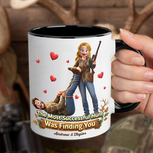 Hunting Couple Coffee Accent Mug - Personalized Gifts For Couple Coffee Mug 03HUTI200126HG