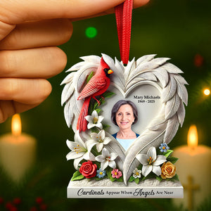 Memorial Heaven Ornament - Custom Photo Gifts For Loved Ones 02huti090925