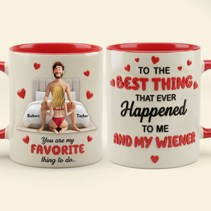 Funny Couple Accent Mug - Personalized Gifts For Couple 03KITI090226