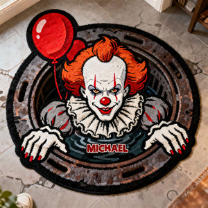 Creepy Clown Custom Shape Doormat - Personalized Gifts For Horror Fans Doormat 03NATI280126