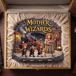 Fantasy Mom And Kids Journey Acrylic Plaque – Personalized Gifts For Mom 021huti110326