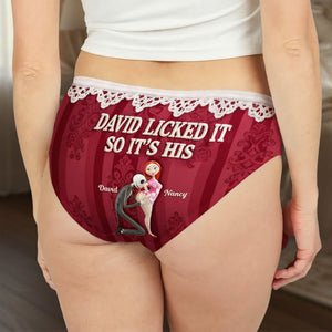 Naughty Couple Briefs - Personalized Gifts For Her Women's Briefs 02OHTI251225