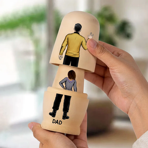 Sci-fi Theme Family Nesting Dolls - Personalized Gifts For Family Wooden Nesting Dolls 01QHHU90426HH