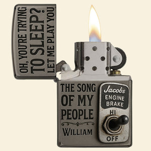 Trucker Lighter - Personalized Gift For Trucker 03ACTI140825