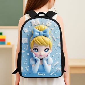 Fairytale Girl School Bag - Personalized Gifts For Kids 05pgti050825