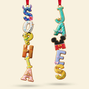 Alphabet Gingerbread Ornament - Personalized Gift For Christmas Ornament 05NATI231025