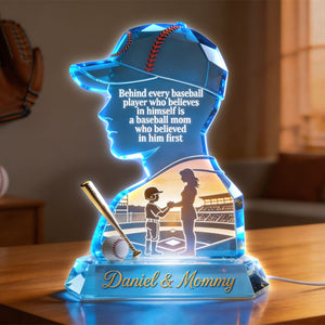 Proud Baseball Mom Light Box Personalized Gifts For Mom 02PGTI090426