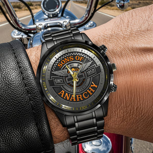 Motorcycle Club Of Freedom Men's Watch, Personalized Gifts For Biker 02qhti250725