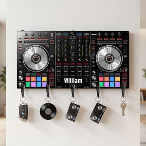 DJ Board Acrylic Key Hanger - Personalized Gifts For Music Lovers 02hyti291225