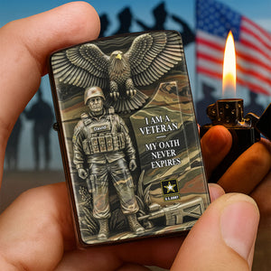 Badass Veteran Lighter - Personalized Gifts For Veteran 04tgti080825