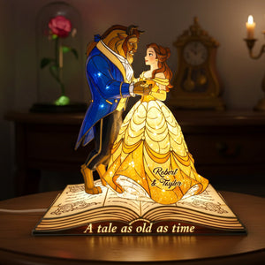 A Timeless Love Story Light Box - Personalized Gift For Couples 05HYTI281125