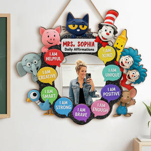 Cute Teacher Mirror - Personalized Gifts For Teacher 03nati250725