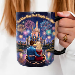 Couple Happily Ever After Coffee Mug - Personalized Gifts For Couple 05huti021225