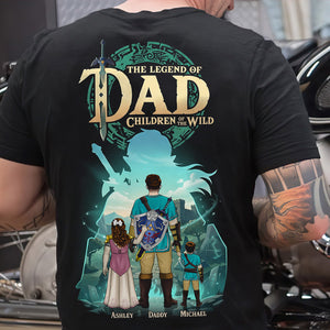 The Legend Of Dad Shirt - Personalized Father's Day Gifts 02NATI040526