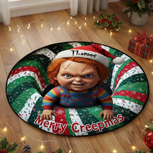 Personalized Gifts For Movie Fans, Christmas Quilted Round Mat 03huti300925