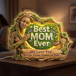 Forest Mom Acrylic Light Box - Personalized Gifts For Mother 01huti221225