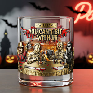 Horror Bar Whiskey Glass, Personalized Gifts For Horror Lovers 01qhti190825