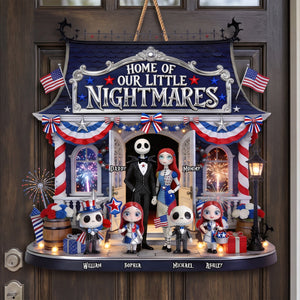 Spooky Family Wood Sign - Personalized Gifts For Family 01pgti050526