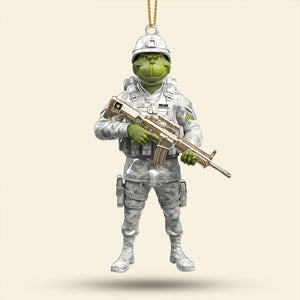 Green Veteran Ornament - Personalized Gifts For Veterans 02tgti110925