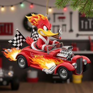 Festive Ride Hot Rod Ornament, Personalized Gifts For Hot Rod Lovers 03qhti050925