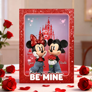 Be Mine Couple Acrylic Plaque - Personalized Gifts For Couple Valentine Plaque 02NATI231225