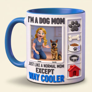 Dog Lover Coffee Accent Mug - Personalized Gifts For Dog Mom Coffee Mug 02KITI040226