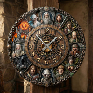 Fantasy Traveler Wall Clock - Personalized Gifts For Fantasy Fans 1 Layer Acrylic Hanging Wall Clock 04HUTI280226