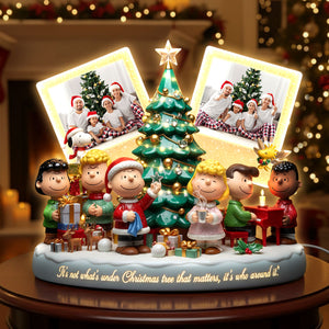 Friends Christmas Tree Light Box - Custom Photo Gifts For Friends Acrylic Light Box 01PATI081125