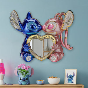 Cute Alien Couple Mirror - Personalized Gifts For Couple 02ohti210725