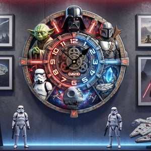 Fantasy Hanging Wall Clock - Personalized Gifts 05huti241225