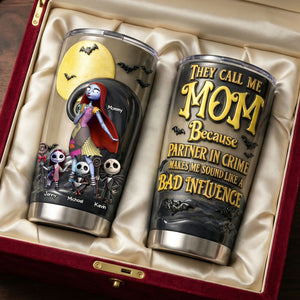 Spooky Mom And Kids 20oz Tumbler - Personalized Gifts For Mother's Day Tumbler 03OHTI120226