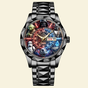 Cosmic Energy Stainless Steel Men’s Watch – Personalized Gifts 05huti160126