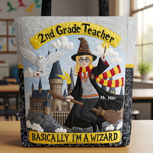 Magical Teacher Tote Bag, Personalized Gifts For Teacher 03qhti240725