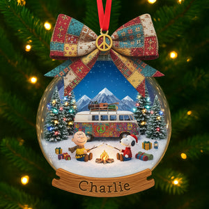 Cute Camping Ornament - Personalized Gifts For Camping Lovers 02hyti031025