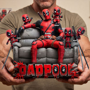Hero Squad Dad Acrylic Plaque - Personalized Gifts For Dad 03huti010526