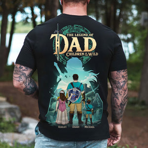 The Legend Of Dad Shirt - Personalized Father's Day Gifts 02NATI040526