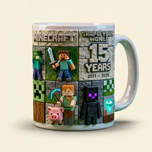Shape Your World Anniversary Coffee Mug, Personalized Gifts 02QHTI090226