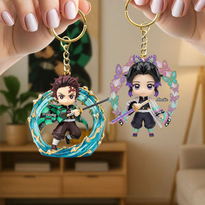 Darkness Hunter Keychain - Personalized Gifts For Loved Ones 04pgti250825