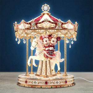 Carousel Couple Light Box - Personalized Gifts For Couple Custom Acrylic Light Box 04PATI111125