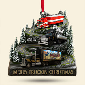 Classic Trucks Christmas Ornament, Personalized Gifts For Truckers 02qhti150925