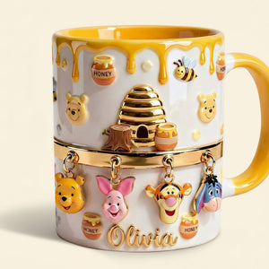 Childhood Bear And Friends Coffee Accent Mug - Personalized Gifts For Kids Coffee Mug 02TGTI220126