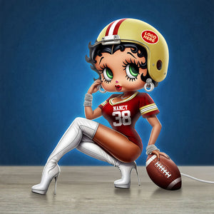 Retro Cute Girl Light Box – Personalized Gift For Sport Lovers 01HUTI011225