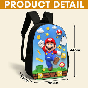 Cute Character School Bag - Personalized Gifts For Kids 05toti040825