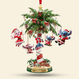 Alien Family Ornament - Personalized Gift For Family Christmas Ornament 01TOTI141025-Homacus